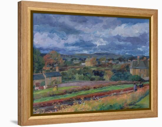 Barbon from the Railway Line - Autumn, 1956-Stephen Harris-Framed Premier Image Canvas