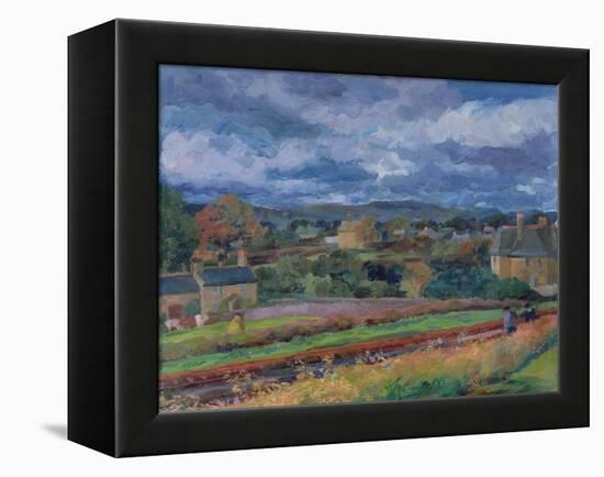 Barbon from the Railway Line - Autumn, 1956-Stephen Harris-Framed Premier Image Canvas