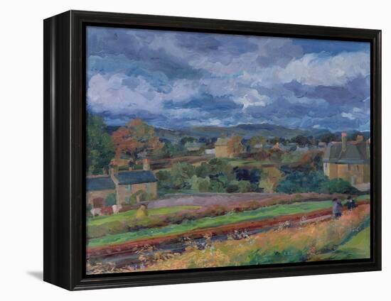 Barbon from the Railway Line - Autumn, 1956-Stephen Harris-Framed Premier Image Canvas