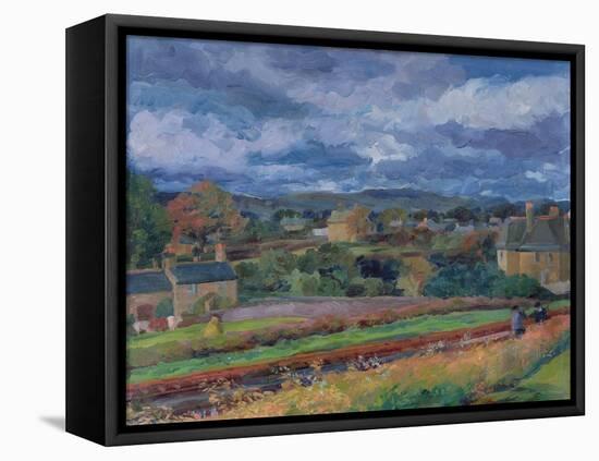 Barbon from the Railway Line - Autumn, 1956-Stephen Harris-Framed Premier Image Canvas