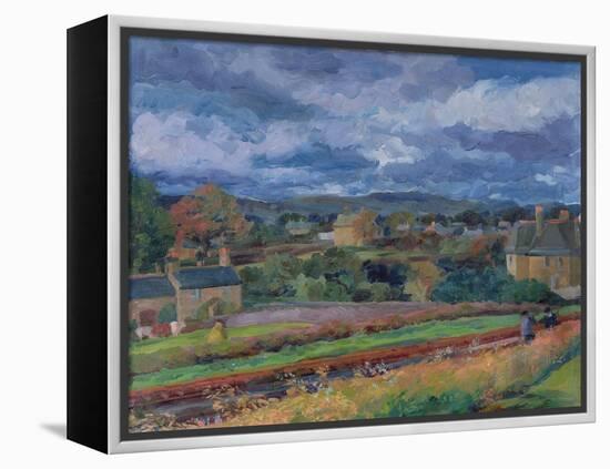 Barbon from the Railway Line - Autumn, 1956-Stephen Harris-Framed Premier Image Canvas