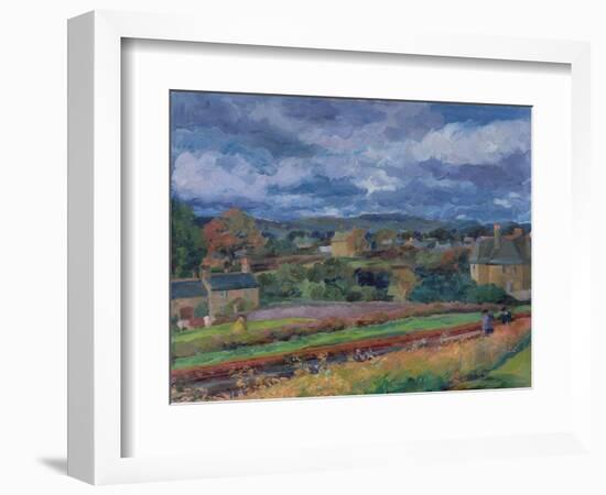 Barbon from the Railway Line - Autumn, 1956-Stephen Harris-Framed Giclee Print