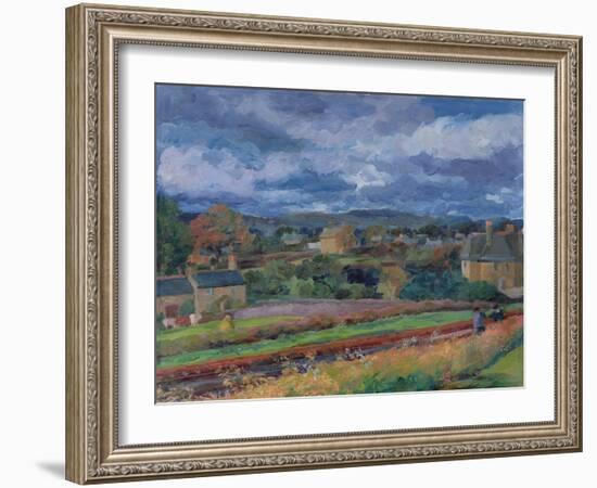 Barbon from the Railway Line - Autumn, 1956-Stephen Harris-Framed Giclee Print