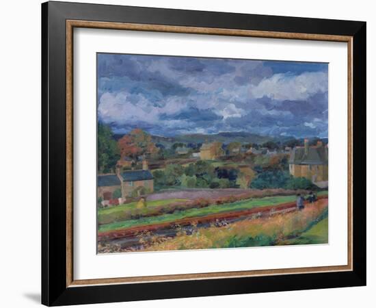 Barbon from the Railway Line - Autumn, 1956-Stephen Harris-Framed Giclee Print