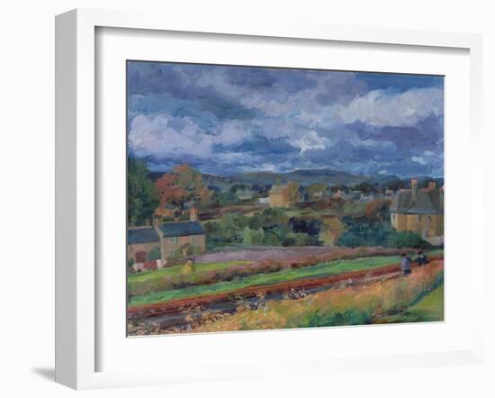 Barbon from the Railway Line - Autumn, 1956-Stephen Harris-Framed Giclee Print