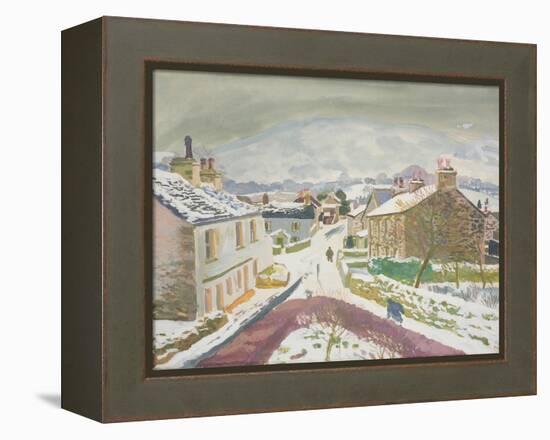 Barbon in the Snow, 1952-Stephen Harris-Framed Premier Image Canvas