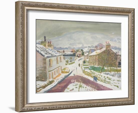 Barbon in the Snow, 1952-Stephen Harris-Framed Giclee Print