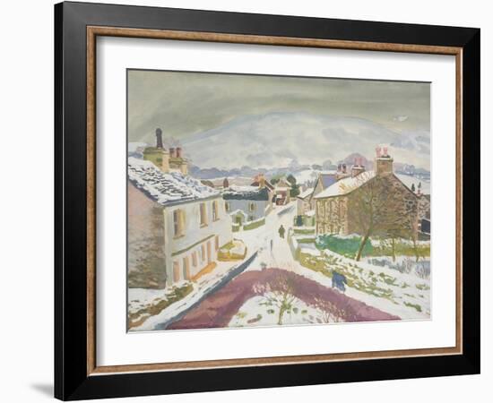 Barbon in the Snow, 1952-Stephen Harris-Framed Giclee Print