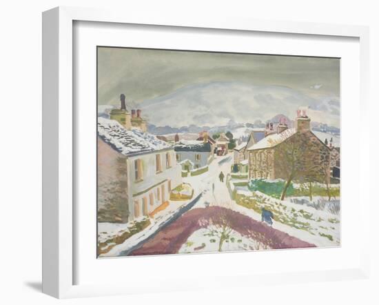 Barbon in the Snow, 1952-Stephen Harris-Framed Giclee Print