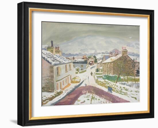 Barbon in the Snow, 1952-Stephen Harris-Framed Giclee Print