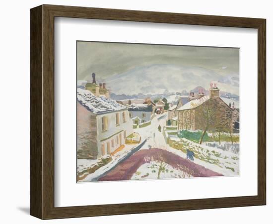 Barbon in the Snow, 1952-Stephen Harris-Framed Giclee Print