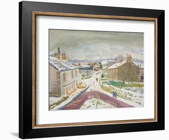 Barbon in the Snow, 1952-Stephen Harris-Framed Giclee Print