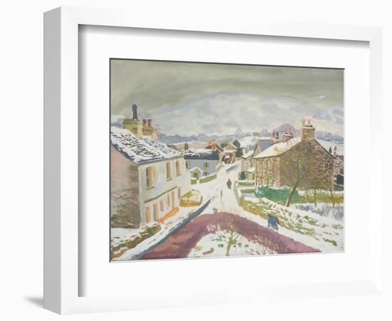 Barbon in the Snow, 1952-Stephen Harris-Framed Giclee Print