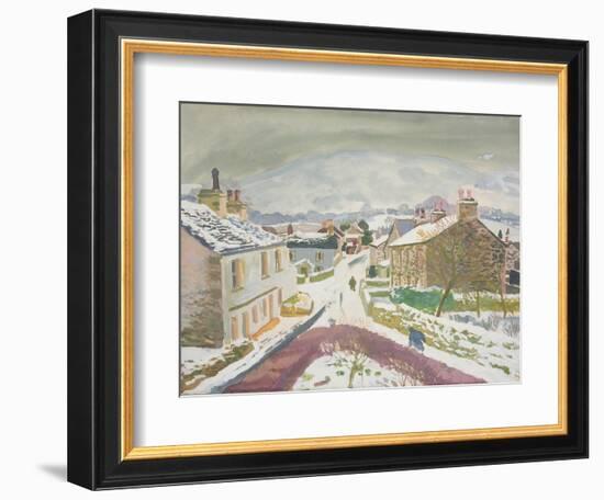 Barbon in the Snow, 1952-Stephen Harris-Framed Giclee Print