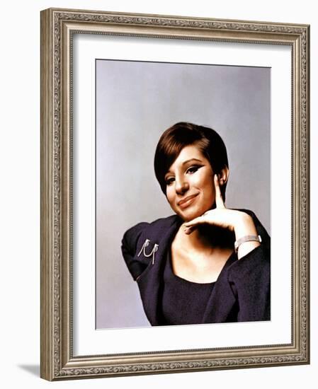 Barbra Streisand in the Late 1960s-null-Framed Photo