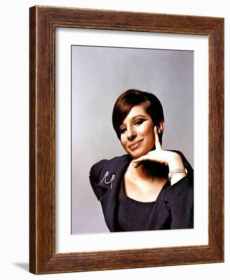 Barbra Streisand in the Late 1960s-null-Framed Photo
