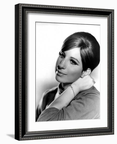 Barbra Streisand, Portrait from Funny Girl, 1968-null-Framed Photo