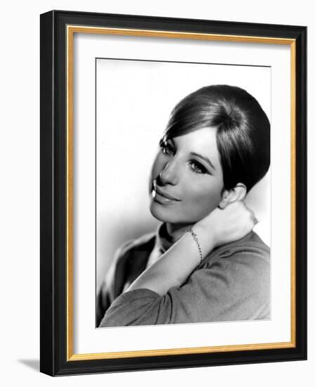 Barbra Streisand, Portrait from Funny Girl, 1968-null-Framed Photo