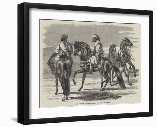 Barbs Presented to Queen Victoria by the Emperor of Morocco-null-Framed Giclee Print