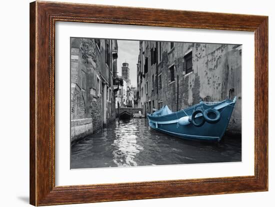 Barca Blue-Anna Polanski-Framed Art Print