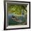 Barca sul fiume-Adriano Galasso-Framed Art Print