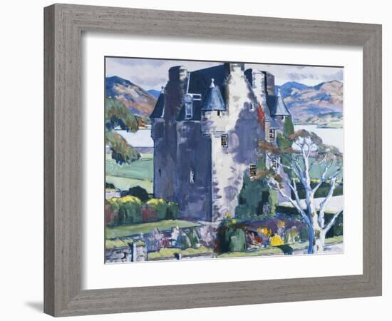 Barcaldine Castle, Argyll-Francis Campbell Cadell-Framed Giclee Print
