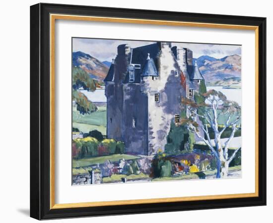 Barcaldine Castle, Argyll-Francis Campbell Cadell-Framed Giclee Print