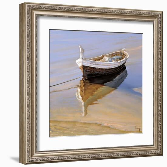 Barcas Descansando-Jaume Laporta-Framed Giclee Print