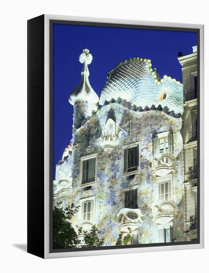 Barcelona, Casa Batllo, Spain-Steve Vidler-Framed Premier Image Canvas