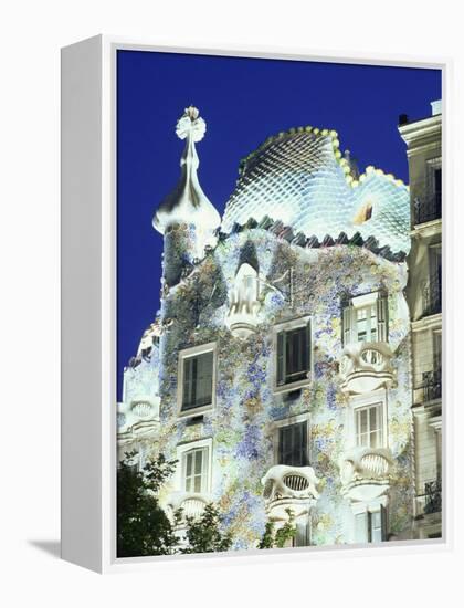 Barcelona, Casa Batllo, Spain-Steve Vidler-Framed Premier Image Canvas