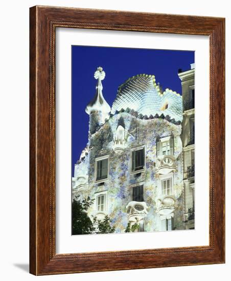 Barcelona, Casa Batllo, Spain-Steve Vidler-Framed Photographic Print