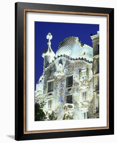 Barcelona, Casa Batllo, Spain-Steve Vidler-Framed Photographic Print