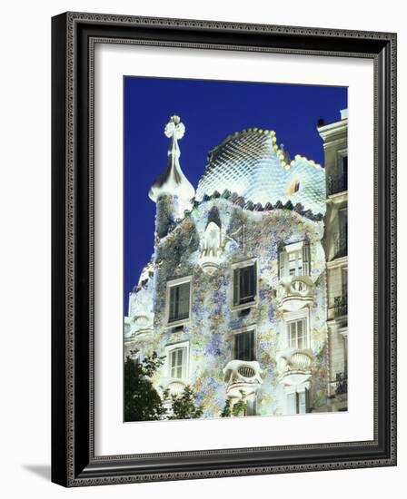 Barcelona, Casa Batllo, Spain-Steve Vidler-Framed Photographic Print