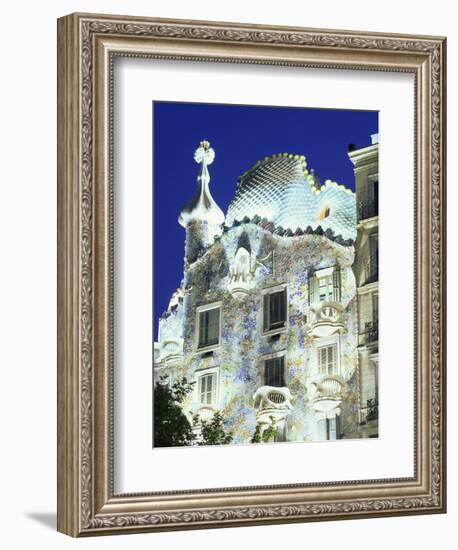 Barcelona, Casa Batllo, Spain-Steve Vidler-Framed Photographic Print