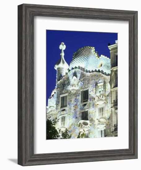 Barcelona, Casa Batllo, Spain-Steve Vidler-Framed Photographic Print