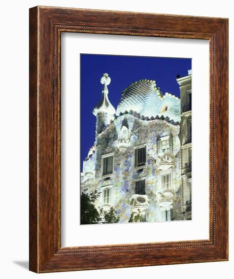 Barcelona, Casa Batllo, Spain-Steve Vidler-Framed Photographic Print