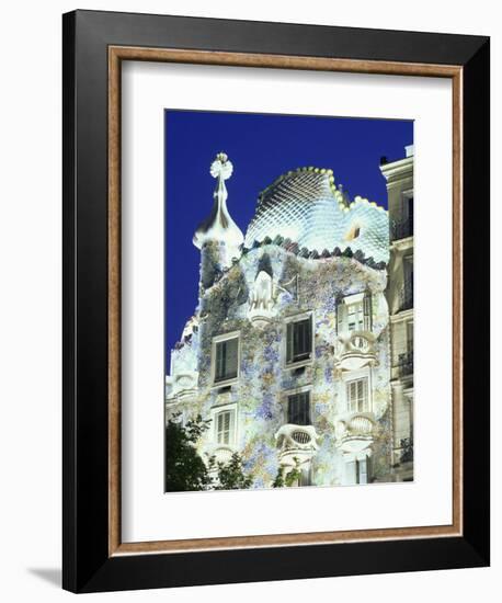 Barcelona, Casa Batllo, Spain-Steve Vidler-Framed Photographic Print