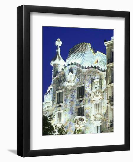 Barcelona, Casa Batllo, Spain-Steve Vidler-Framed Photographic Print