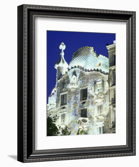 Barcelona, Casa Batllo, Spain-Steve Vidler-Framed Photographic Print