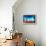 Barcelona City View and Sagrada Familia-Markus Bleichner-Framed Stretched Canvas displayed on a wall