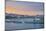 Barcelona Marina at Sunset, Barcelona, Catalonia, Spain-Mark Mawson-Mounted Photographic Print