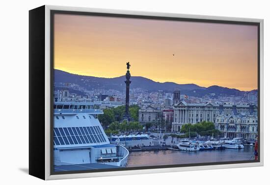 Barcelona Marina, Barcelona, Catalonia, Spain-Mark Mawson-Framed Premier Image Canvas