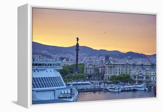 Barcelona Marina, Barcelona, Catalonia, Spain-Mark Mawson-Framed Premier Image Canvas