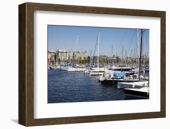 Barcelona Marina, Barcelona, Catalonia, Spain-Mark Mawson-Framed Photographic Print