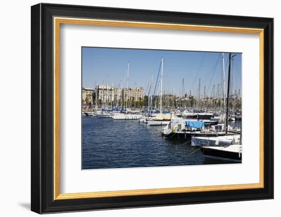 Barcelona Marina, Barcelona, Catalonia, Spain-Mark Mawson-Framed Photographic Print