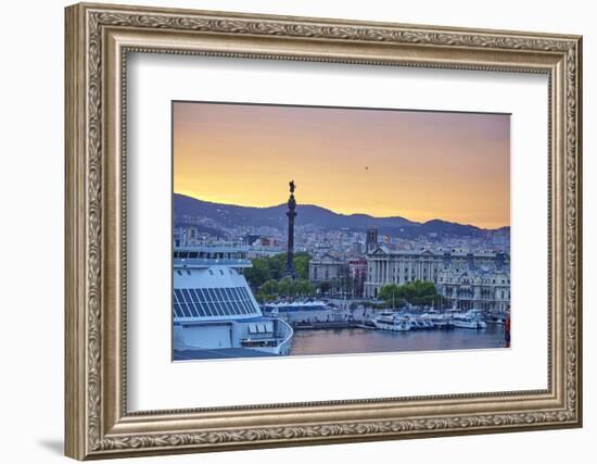 Barcelona Marina, Barcelona, Catalonia, Spain-Mark Mawson-Framed Photographic Print