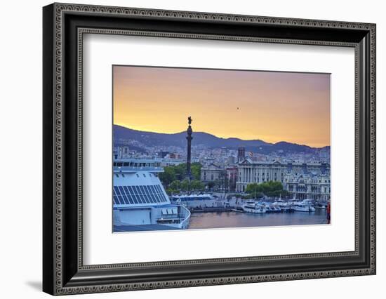 Barcelona Marina, Barcelona, Catalonia, Spain-Mark Mawson-Framed Photographic Print