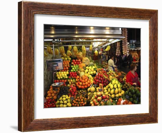 Barcelona Market-Les Mumm-Framed Photographic Print