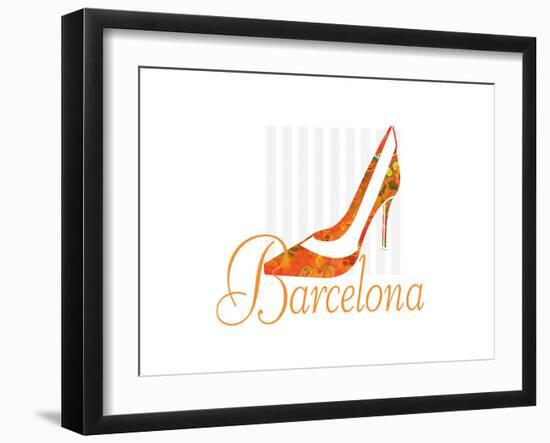 Barcelona Shoe-Elle Stewart-Framed Art Print