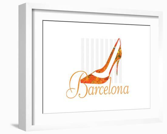 Barcelona Shoe-Elle Stewart-Framed Art Print